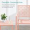 Best Choice Products 3-Piece Stackable Patio Bistro Set, Outdoor Chat Furniture w/ 2 Chairs, Table